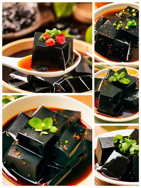 黑凉粉的美味秘诀