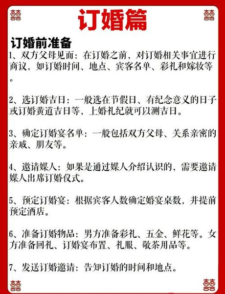 订婚仪式流程，订婚仪式流程详解