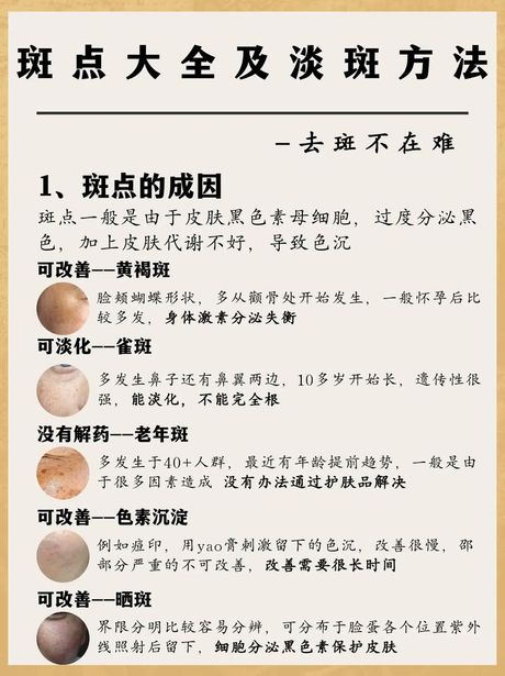 老年斑的成因与去除方法