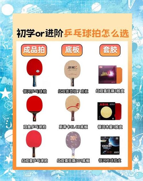 乒乓球拍怎么选，如何选择乒乓球拍