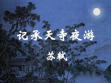 记承天寺夜游：一场穿越时空的文化之旅