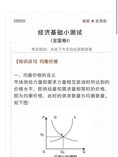均衡价格求解指南