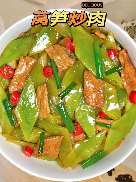 莴笋切片炒肉：简单美味的家常菜