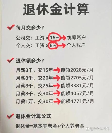 机关事业单位中人退休金计算方法解析