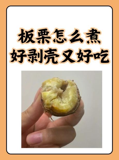 煮栗子怎么好剥皮，煮栗子剥皮终极指南