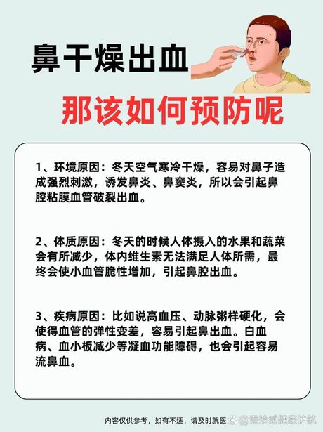 鼻子出血是什么原因？