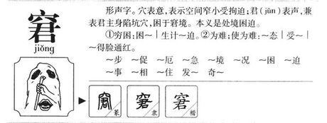 窘怎么读，汉字“窘”的读音与含义解析