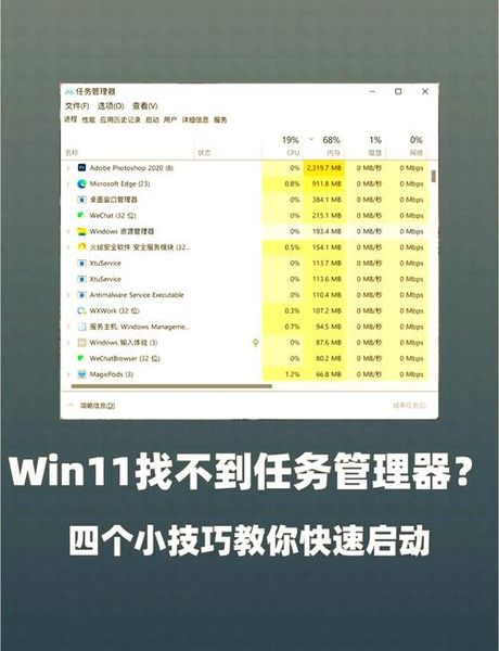 笔记本任务管理器怎么打开