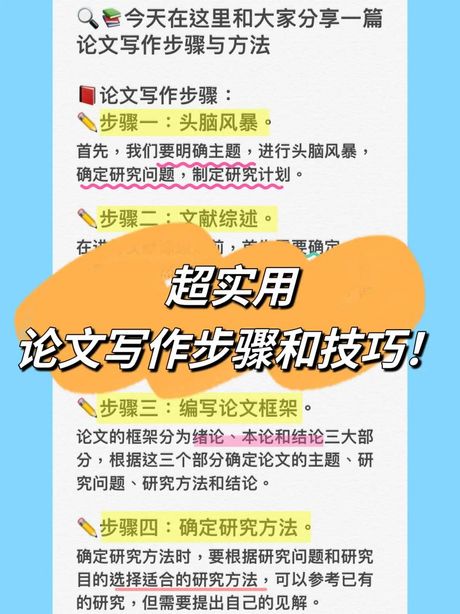 如何撰写大学论文：从入门到精通