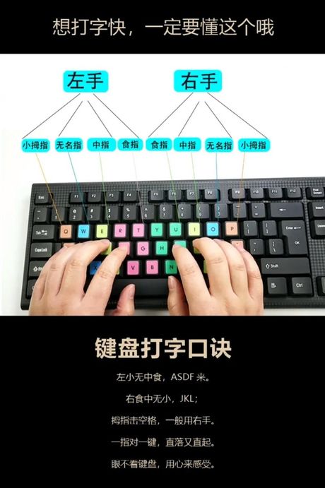 学打字最快的方法