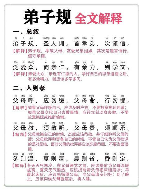 《弟子规》的意义与影响