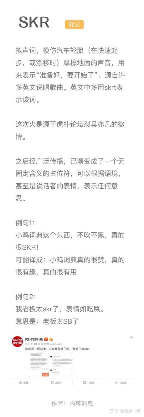 探索网络流行语：“skr”是什么意思？