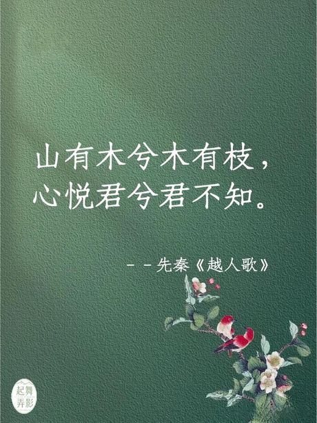 心悦君兮君不知：古诗词中的浪漫与哀愁