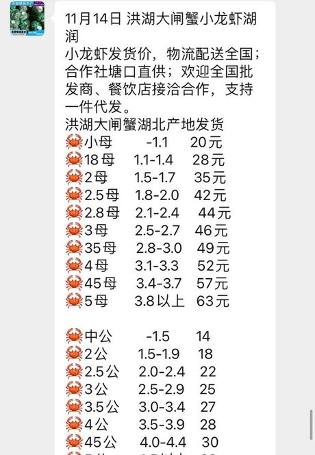 青岛螃蟹价格揭秘
