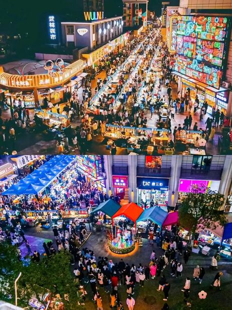 杭州夜市：繁华与美味的交汇