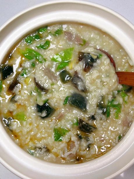 皮蛋瘦肉粥的制作方法