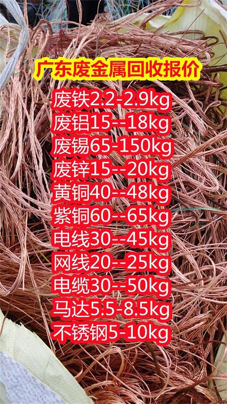 废紫铜价格多少钱一斤？