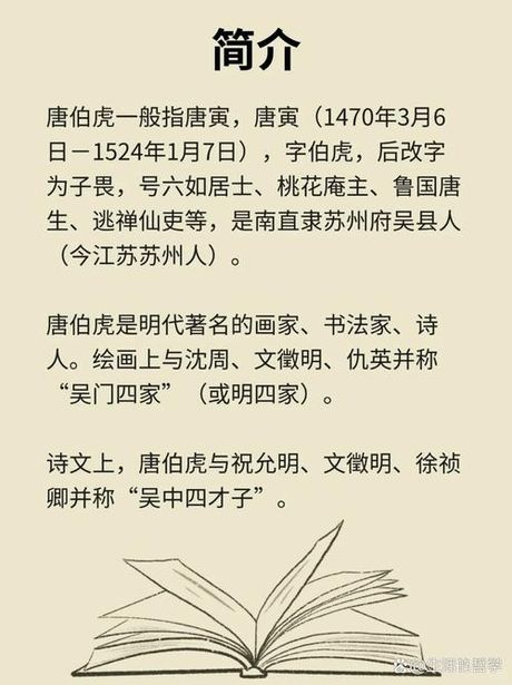 唐寅怎么读，唐寅读音与人物解析