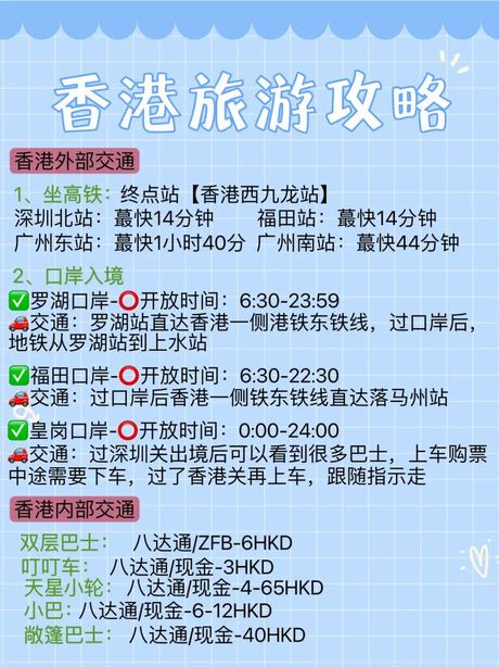 去香港旅游多少钱：预算与费用指南