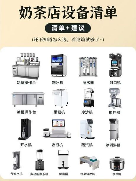 开设鲜奶吧：设备成本概览