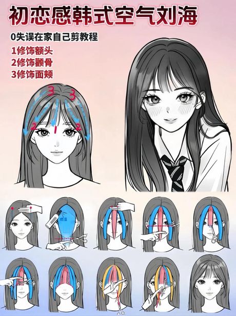 如何打造空气刘海