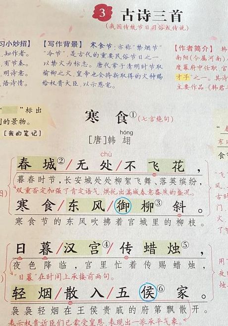 寒食作者名字怎么读，《寒食》作者名字的正确读音