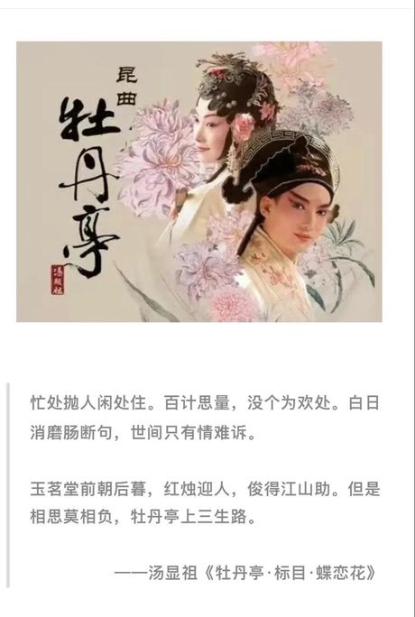 情不知所起，一往而深：汤显祖《牡丹亭》中的深情寓意