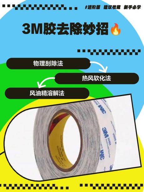 3m胶贴在车上怎么去除，汽车表面3M胶残留去除指南