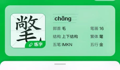 氅怎么读