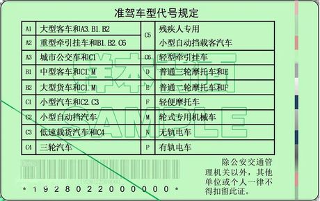 d照可以开什么车，D照驾驶证的准驾车型解析
