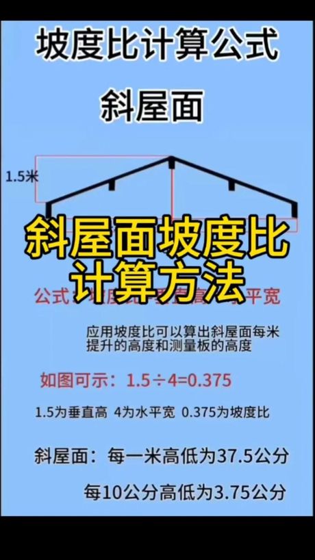 坡度怎么算