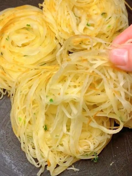 盘丝饼的制作方法