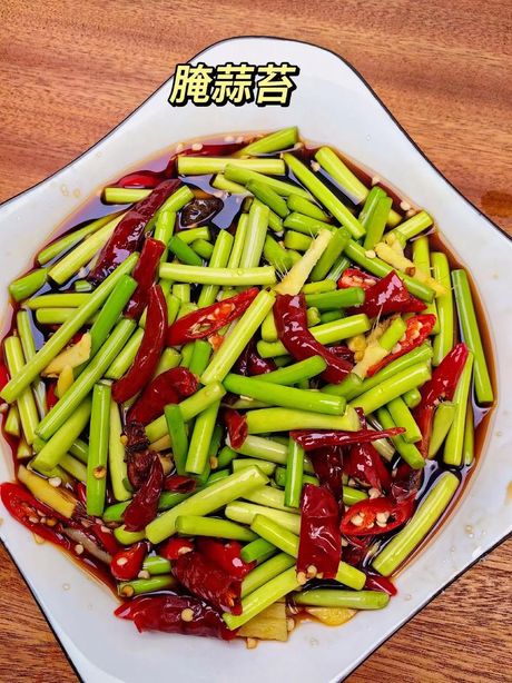 正宗蒜苔的腌制方法
