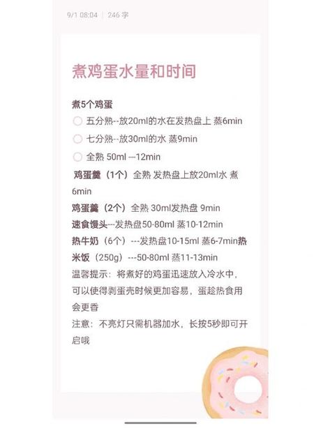 煮蛋器使用指南：水量控制与煮蛋技巧