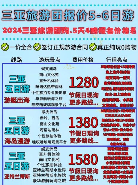 去三亚两人旅行的大概费用