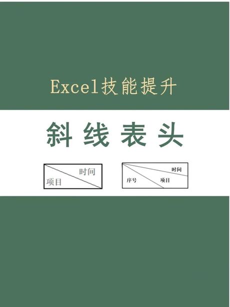 如何在表格中添加斜线
